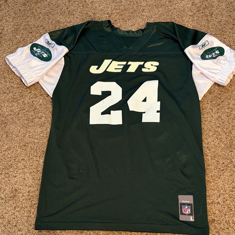 Reebok NY Jets Jersey with White Details #24